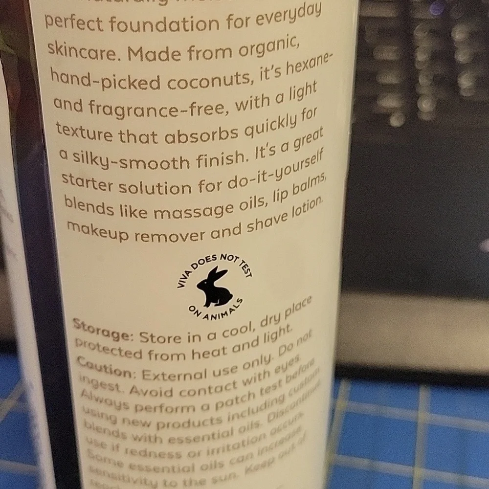 Organic Fractionated Coconut Oil 473ml